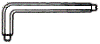 DIN 6911 Ключ торцевой для внутреннего шестигранника с направляющей двухсторонний изогнутый DIN 6911 Ключ торцевой для внутреннего шестигранника с направляющей двухсторонний изогнутый