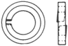 DIN 6913 Шайба пружинная с защитным пояском (кожухом), стальная DIN 6913 Шайба пружинная с защитным пояском (кожухом), стальная