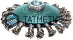 Щетка для УШМ тарелка 115 мм, М14, жгутовая, сталь № 62 ПрофОснастка Мастер |  «ТАТМЕТИЗ» Щетка для УШМ тарелка 115 мм, М14, жгутовая, сталь № 62 ПрофОснастка Мастер -  магазин «ТАТМЕТИЗ»