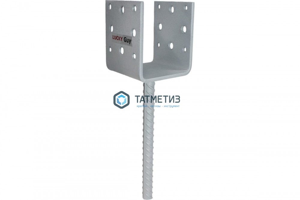 Основание колонны бруса на 100 мм, 120х100х100х6,0 мм, Н=250 мм, д=20 мм,  покрытие: ZINGA (4) Основание колонны бруса на 100 мм, 120х100х100х6,0 мм, Н=250 мм, д=20 мм,  покрытие: ZINGA (4)