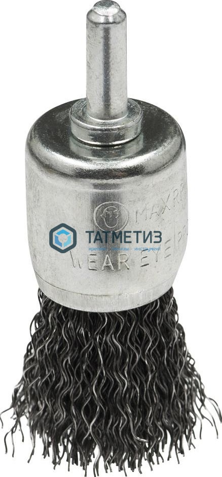 Щетка для дрели концевая 30 мм, гофриров, углер.сталь № 184 ПрофОснастка Мастер |  «ТАТМЕТИЗ» Щетка для дрели концевая 30 мм, гофриров, углер.сталь № 184 ПрофОснастка Мастер -  магазин «ТАТМЕТИЗ»
