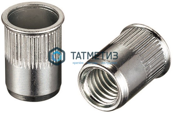 Заклепка резьбовая плоский уменьшенный фланец М 8  (250 шт/уп)  КL |  «ТАТМЕТИЗ» Заклепка резьбовая плоский уменьшенный фланец М 8  (250 шт/уп)  КL -  магазин крепежа «ТАТМЕТИЗ»