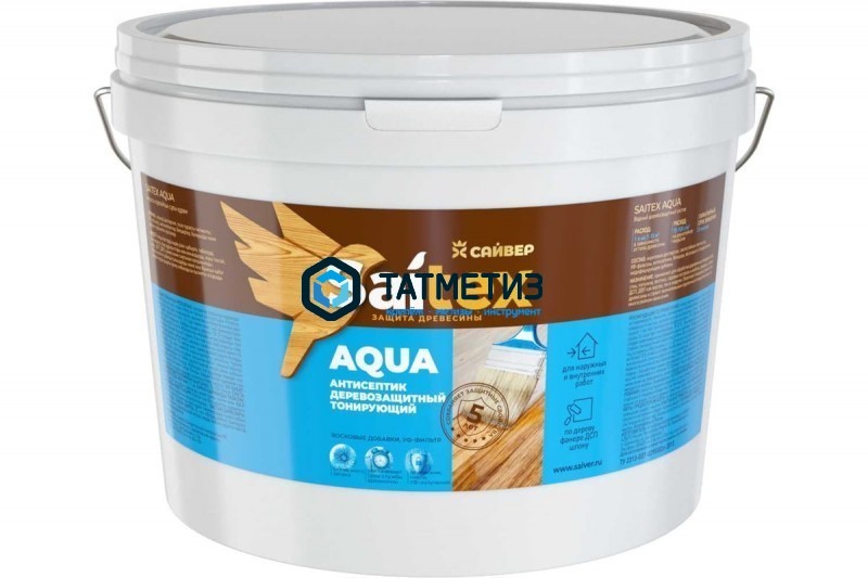 Деревозащитное средство Saitex AQUA  БЕСЦВЕТНЫЙ  1 л./9 Деревозащитное средство Saitex AQUA  БЕСЦВЕТНЫЙ  1 л./9