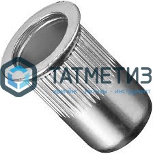 Заклепка-гайка с пот бортом и насечками А2 М10 х 21 |  «ТАТМЕТИЗ» Заклепка-гайка с пот бортом и насечками А2 М10 х 21 -  магазин «ТАТМЕТИЗ»