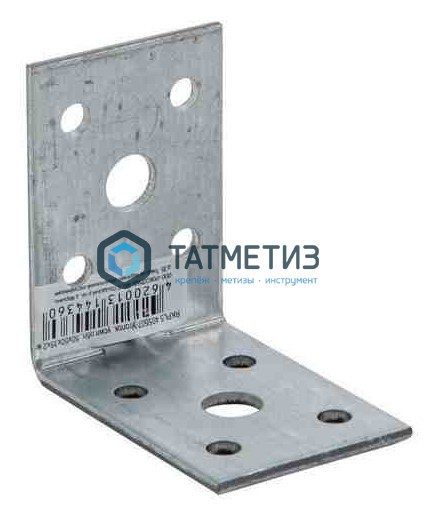 Крепежный усиленный уголок KUU  50x50x35 (50 шт/уп) Крепежный усиленный уголок KUU  50x50x35 (50 шт/уп)