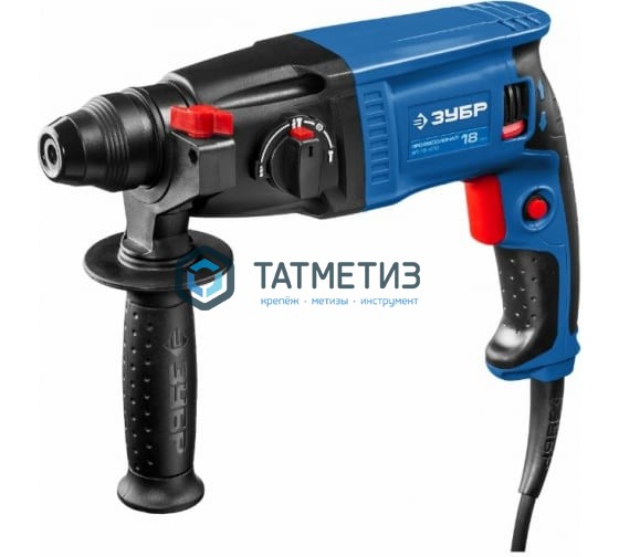 Перфоратор ЗУБР Профессионал SDS-plus, горизонт., 1,4 Дж, 0-1750 об/мин, 0-7400 уд/мин, 470Вт Перфоратор ЗУБР Профессионал SDS-plus, горизонт., 1,4 Дж, 0-1750 об/мин, 0-7400 уд/мин, 470Вт