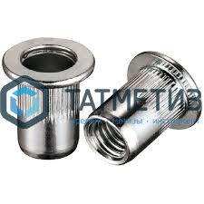 Заклепка резьбовая цилиндрический борт М 8  L=21 (3,0-6,0) мм  NX |  «ТАТМЕТИЗ» Заклепка резьбовая цилиндрический борт М 8  L=21 (3,0-6,0) мм  NX -  магазин крепежа «ТАТМЕТИЗ»