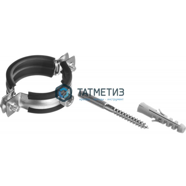 Хомут  99-108мм (3 1/2") сантехнический с гайкой М8 (100 шт/уп) S Хомут  99-108мм (3 1/2") сантехнический с гайкой М8 (100 шт/уп) S