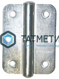 Петля накладная ПН1- 70 правая, полимер. покр. |  «ТАТМЕТИЗ» Петля накладная ПН1- 70 правая, полимер. покр. -  магазин крепежа «ТАТМЕТИЗ»