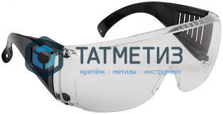 Очки защитные с дужками прозрачные, пластик FIT РОС -  магазин крепежа «ТАТМЕТИЗ»
