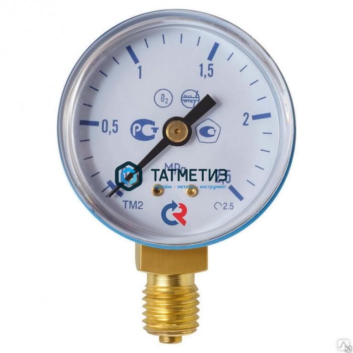 Манометр МП-2У 2,5 МПа (кислород) Манометр МП-2У 2,5 МПа (кислород)