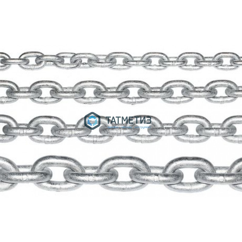 Цепь DIN 766 кор.зв. оц. 3  ( 50 м/бух) КК |  «ТАТМЕТИЗ» Цепь DIN 766 кор.зв. оц. 3  ( 50 м/бух) КК -  магазин «ТАТМЕТИЗ»