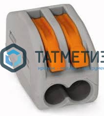 Клеммник WAGO 2х(0.08-2.5) 222-412 Клеммник WAGO 2х(0.08-2.5) 222-412