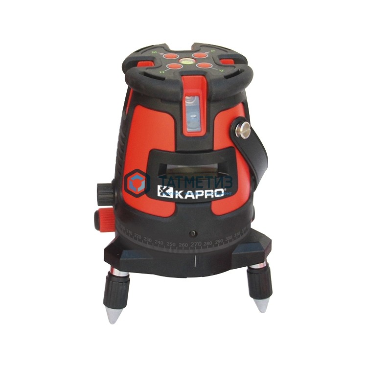 Уровень лазерный (4 вертикали, 1 горизонталь, тренога, очки) 875-набор  КАПРО (KAPRO) Уровень лазерный (4 вертикали, 1 горизонталь, тренога, очки) 875-набор  КАПРО (KAPRO)