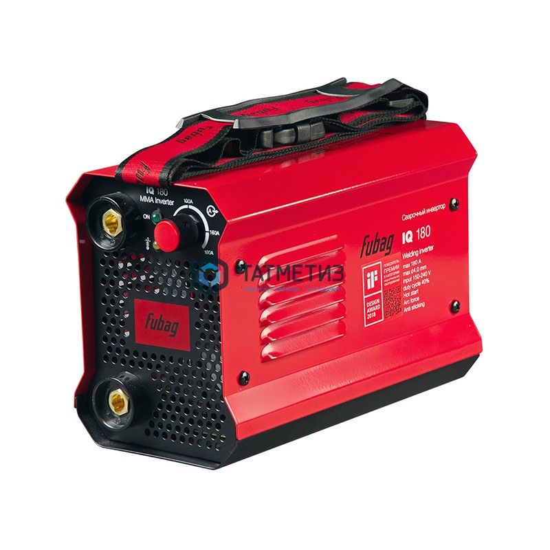 Инвертор сварочный IQ 180 (макс.ток 180А_ПВ 40%_раб.напряжение 150-240В) FUBAG Инвертор сварочный IQ 180 (макс.ток 180А_ПВ 40%_раб.напряжение 150-240В) FUBAG