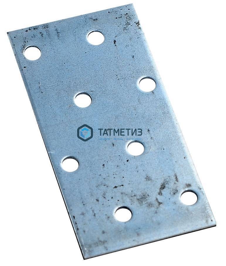 Пластина крепежная KP   80x40 х 2,0 мм |  «ТАТМЕТИЗ» Пластина крепежная KP   80x40 х 2,0 мм -  магазин «ТАТМЕТИЗ»