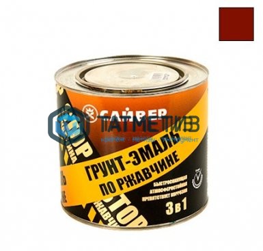 Грунт-эмаль по ржавчине ХВ 3 в 1 Сайвер ЧЕРНАЯ  0,8 кг-./14 Грунт-эмаль по ржавчине ХВ 3 в 1 Сайвер ЧЕРНАЯ  0,8 кг-./14