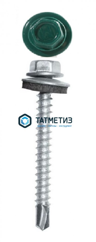 Саморез окраш.кров. 4,8х50 (51) /6026/  (150 шт/уп)  ТК Саморез окраш.кров. 4,8х50 (51) /6026/  (150 шт/уп)  ТК