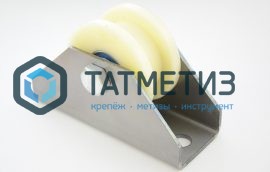 Ролик КАПРОЛОН d 70мм под ТРУБУ (профильн.) 20х20 на ПЛАТФОРМЕ |  «ТАТМЕТИЗ» Ролик КАПРОЛОН d 70мм под ТРУБУ (профильн.) 20х20 на ПЛАТФОРМЕ -  магазин крепежа «ТАТМЕТИЗ»