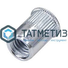 Заклепка резьбовая плоский уменьшенный фланец М 6 L=14 (0,5-2,5) мм  NX -  магазин крепежа «ТАТМЕТИЗ»