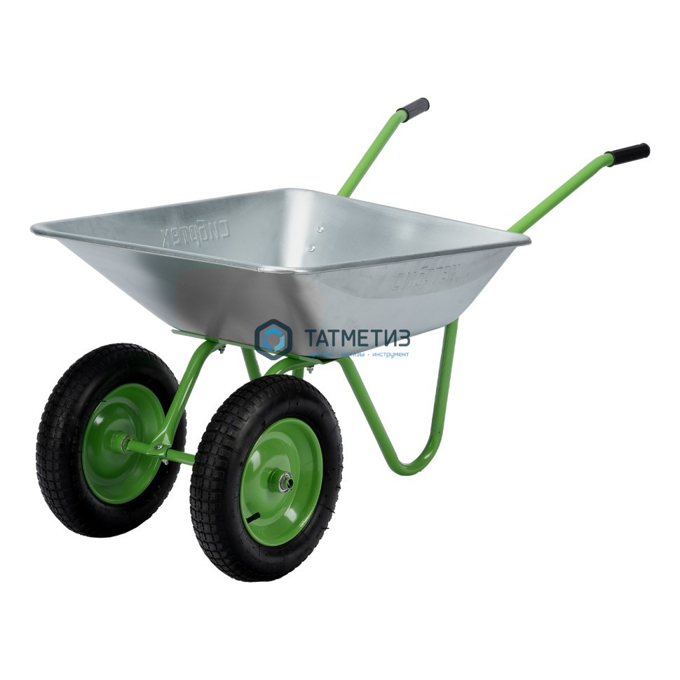 Тачка садовая двухколесная, 120 кг, объем 65л // Сибртех |  «ТАТМЕТИЗ» Тачка садовая двухколесная, 120 кг, объем 65л // Сибртех -  магазин «ТАТМЕТИЗ»