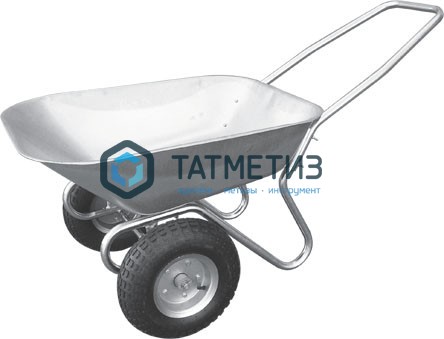 Тачка садовая двухколесная, 110 кг, объем 65л, FIT |  «ТАТМЕТИЗ» Тачка садовая двухколесная, 110 кг, объем 65л, FIT -  магазин «ТАТМЕТИЗ»
