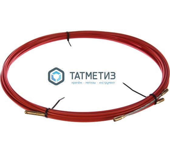 Протяжка кабельная REXANT (мини УЗК в бухте), стеклопруток, d=3,5 мм 10 м, красная Протяжка кабельная REXANT (мини УЗК в бухте), стеклопруток, d=3,5 мм 10 м, красная