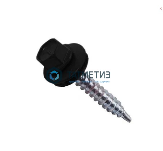 Саморез окраш.кров. 5,5х19 /9005/ (4000 шт/уп) КК | «ТАТМЕТИЗ» Саморез окраш.кров. 5,5х19 /9005/ (4000 шт/уп) КК - магазин крепежа «ТАТМЕТИЗ»