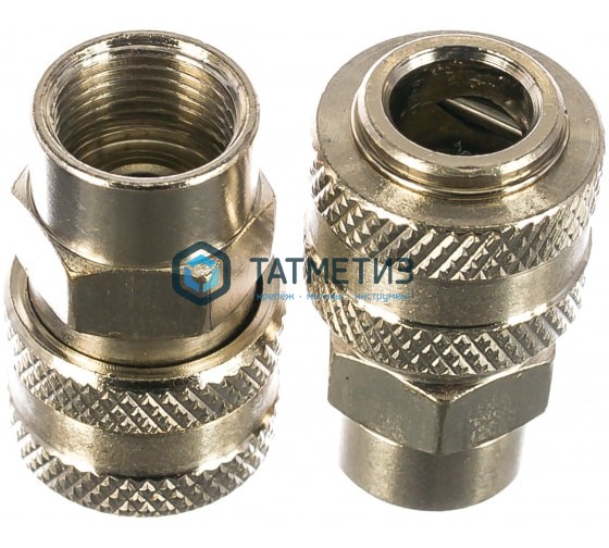 Муфта универсальная быстросъемная ("мама"),  внутренняя резьба 3/8",  2 шт. // Stels Муфта универсальная быстросъемная ("мама"),  внутренняя резьба 3/8",  2 шт. // Stels