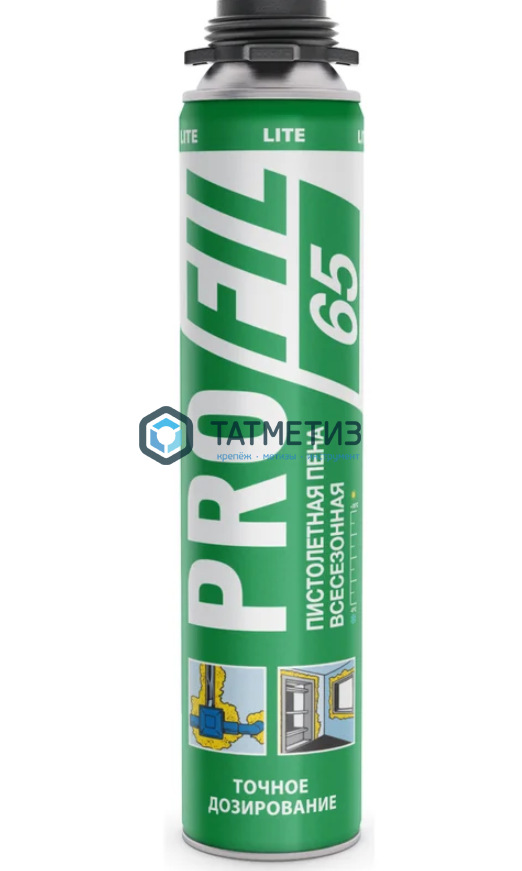 Пена монтажная Profil Lite ручная 625 мл внесезонная |  «ТАТМЕТИЗ» Пена монтажная Profil Lite ручная 625 мл внесезонная -  магазин «ТАТМЕТИЗ»