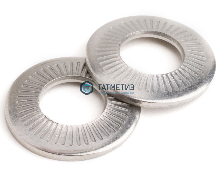 Шайба М 8 оц контактная стопорная с насечками NFE 25-511 -  магазин крепежа «ТАТМЕТИЗ»