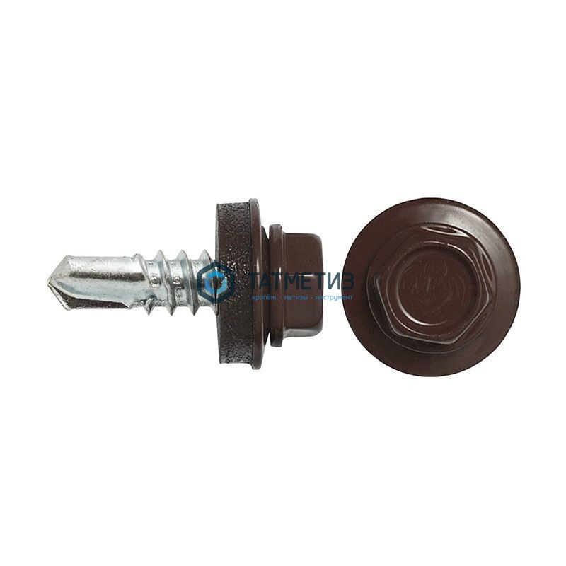 Саморез окраш.кров. 5,5х38 /8017/ DAXMER  (200 шт/уп) |  «ТАТМЕТИЗ» Саморез окраш.кров. 5,5х38 /8017/ DAXMER  (200 шт/уп) -  магазин «ТАТМЕТИЗ»