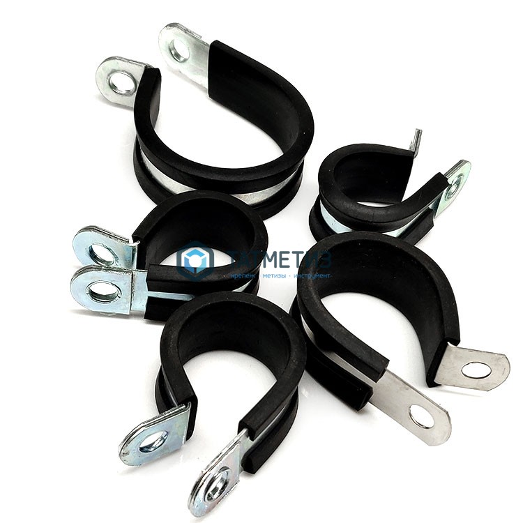 Хомут Руббер D 16мм х 20мм |  «ТАТМЕТИЗ» Хомут Руббер D 16мм х 20мм -  магазин крепежа «ТАТМЕТИЗ»
