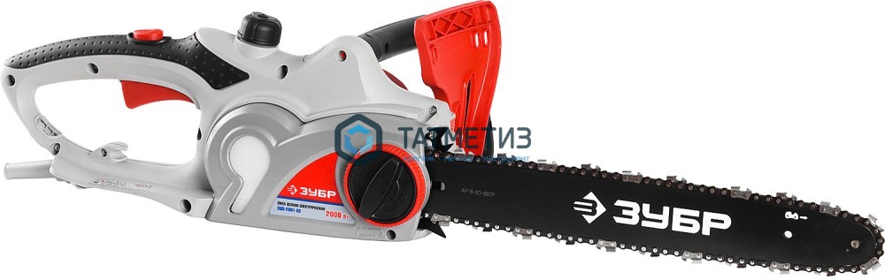 Пила цепная (электропила), ЗУБР, попер. двиг., защита руки, смена цепи без ключа, шина 40см, 2000 Вт Пила цепная (электропила), ЗУБР, попер. двиг., защита руки, смена цепи без ключа, шина 40см, 2000 Вт