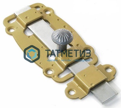 Задвижка дверная плоская ЗД-100-Пл-SL зол.металлик/цинк, Н.Новгород |  «ТАТМЕТИЗ» Задвижка дверная плоская ЗД-100-Пл-SL зол.металлик/цинк, Н.Новгород -  магазин крепежа «ТАТМЕТИЗ»
