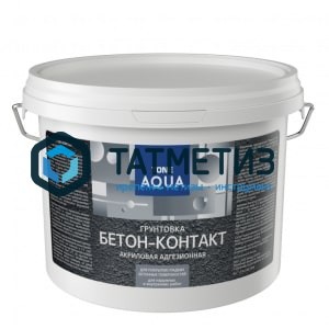 Грунт БЕТОН-КОНТАКТ акрил, TONE 3кг / 4 Грунт БЕТОН-КОНТАКТ акрил, TONE 3кг / 4