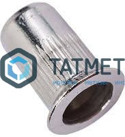 Заклепка резьбовая цилиндрический борт М 6 ЗАКРЫТАЯ  L=19,2 (0,5-3,0) мм  NX |  «ТАТМЕТИЗ» Заклепка резьбовая цилиндрический борт М 6 ЗАКРЫТАЯ  L=19,2 (0,5-3,0) мм  NX -  магазин крепежа «ТАТМЕТИЗ»