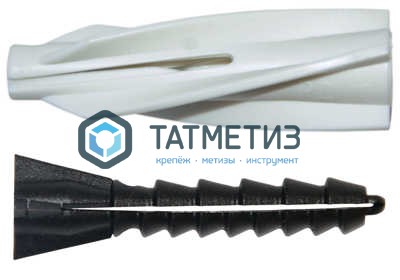 Дюбель д/газобетона нейлон 14х80  (100 шт/уп) ТК |  «ТАТМЕТИЗ» Дюбель д/газобетона нейлон 14х80  (100 шт/уп) ТК -  магазин крепежа «ТАТМЕТИЗ»