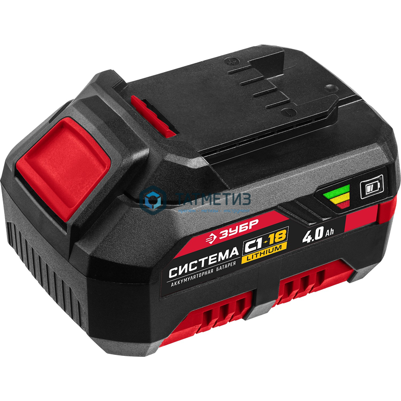 Аккумуляторная батарея "М1" 18 В, Li-Ion, 1.5 Ач, ЗУБР Аккумуляторная батарея "М1" 18 В, Li-Ion, 1.5 Ач, ЗУБР