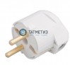 Эл.вилка угловая с/з В16-003  16 А, бел. |  «ТАТМЕТИЗ» Эл.вилка угловая с/з В16-003  16 А, бел. -  магазин крепежа «ТАТМЕТИЗ»