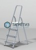 Стремянка 4 ступени, алюминиевая, KROFT |  «ТАТМЕТИЗ» Стремянка 4 ступени, алюминиевая, KROFT -  магазин «ТАТМЕТИЗ»
