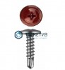 Саморез п/ш сверло 4,2x25  RAL 3005 |  «ТАТМЕТИЗ» Саморез п/ш сверло 4,2x25  RAL 3005 -  магазин крепежа «ТАТМЕТИЗ»