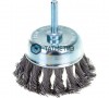 Щетка для дрели чашка  75 мм, со шпилькой, крученая металлическая проволока// Matrix |  «ТАТМЕТИЗ» Щетка для дрели чашка  75 мм, со шпилькой, крученая металлическая проволока// Matrix -  магазин «ТАТМЕТИЗ»
