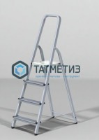 Стремянка 4 ступени, алюминиевая, KROFT -  магазин крепежа «ТАТМЕТИЗ»