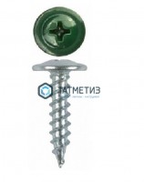 Саморез п/ш остр. 4,2x19 RAL 6005 (1000 шт/уп) | «ТАТМЕТИЗ» Саморез п/ш остр. 4,2x19 RAL 6005 (1000 шт/уп) - магазин крепежа «ТАТМЕТИЗ»