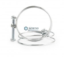 Хомут проволочный, цинк,  96 мм (3 3/4") (10 шт) -  магазин крепежа «ТАТМЕТИЗ»