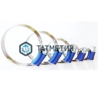 Хомут червячный тип АВА, цинк W1,  32-44 мм (25 шт) -  магазин крепежа «ТАТМЕТИЗ»