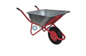 Тачка строительная одноколесная, 200 кг, 4.00-8, объем 110л, толщ. 0,7мм, TSUNAMI -  магазин крепежа «ТАТМЕТИЗ»