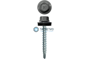 Саморез окраш.кров. 4,8х29 /9006/ DAXMER  (10х250) -  магазин крепежа «ТАТМЕТИЗ»