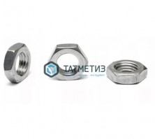 Гайка низкая DIN 439, оц М 8  ( 500 шт/уп) ТК -  магазин крепежа «ТАТМЕТИЗ»